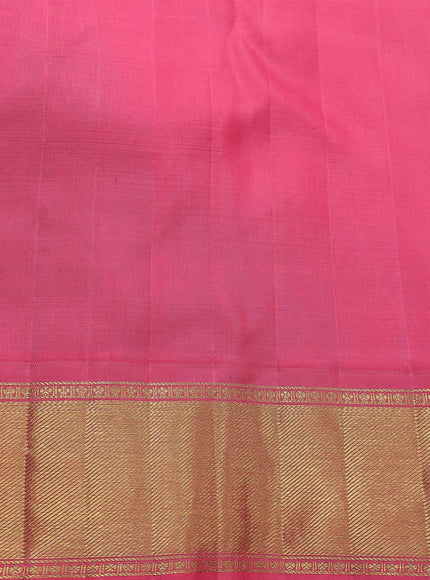 Pink Kanchipuram Silk Saree
