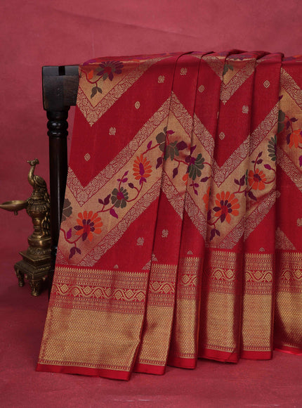 Red Kanchipuram Silk Saree