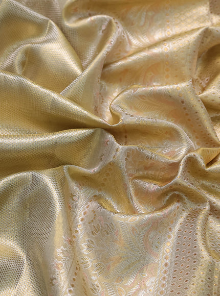 Gold Kanchipuram Tissue Silk Saree