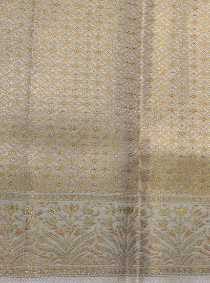 Gold Kanchipuram Tissue Silk Saree