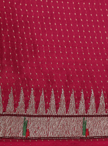 Peacock Green Crepe Silk Saree With Border Embroidery