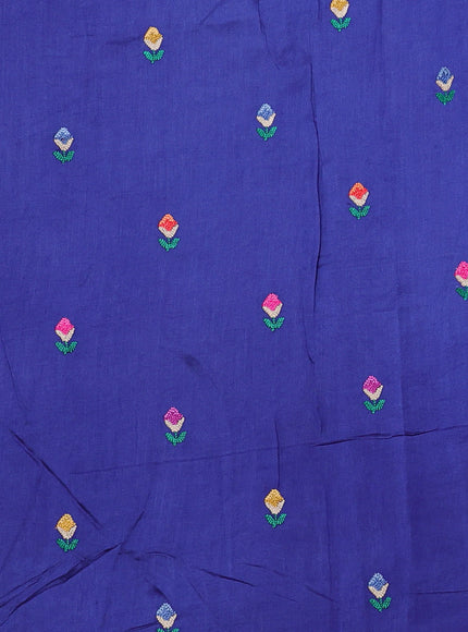 Blue Banarasi Silk Saree