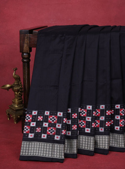 Black Pochampally Silk Saree