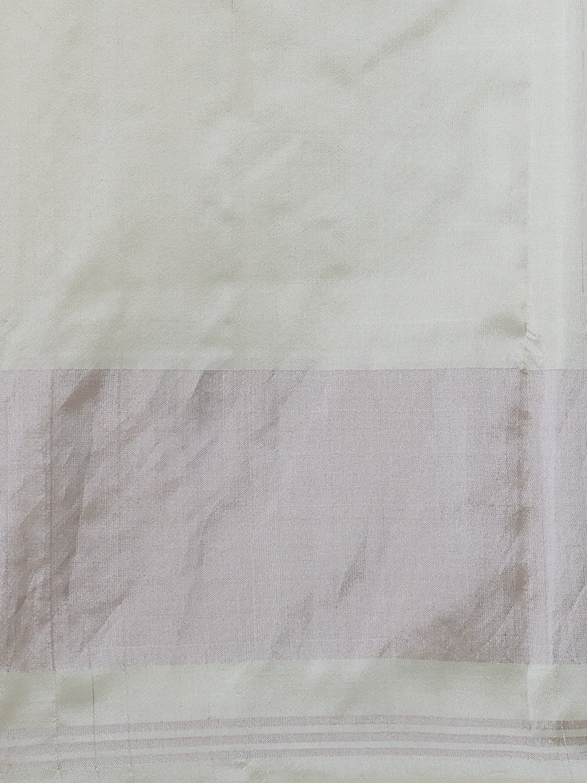 Off White Pochampally Silk Saree