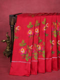 Red Pochampally Silk Saree