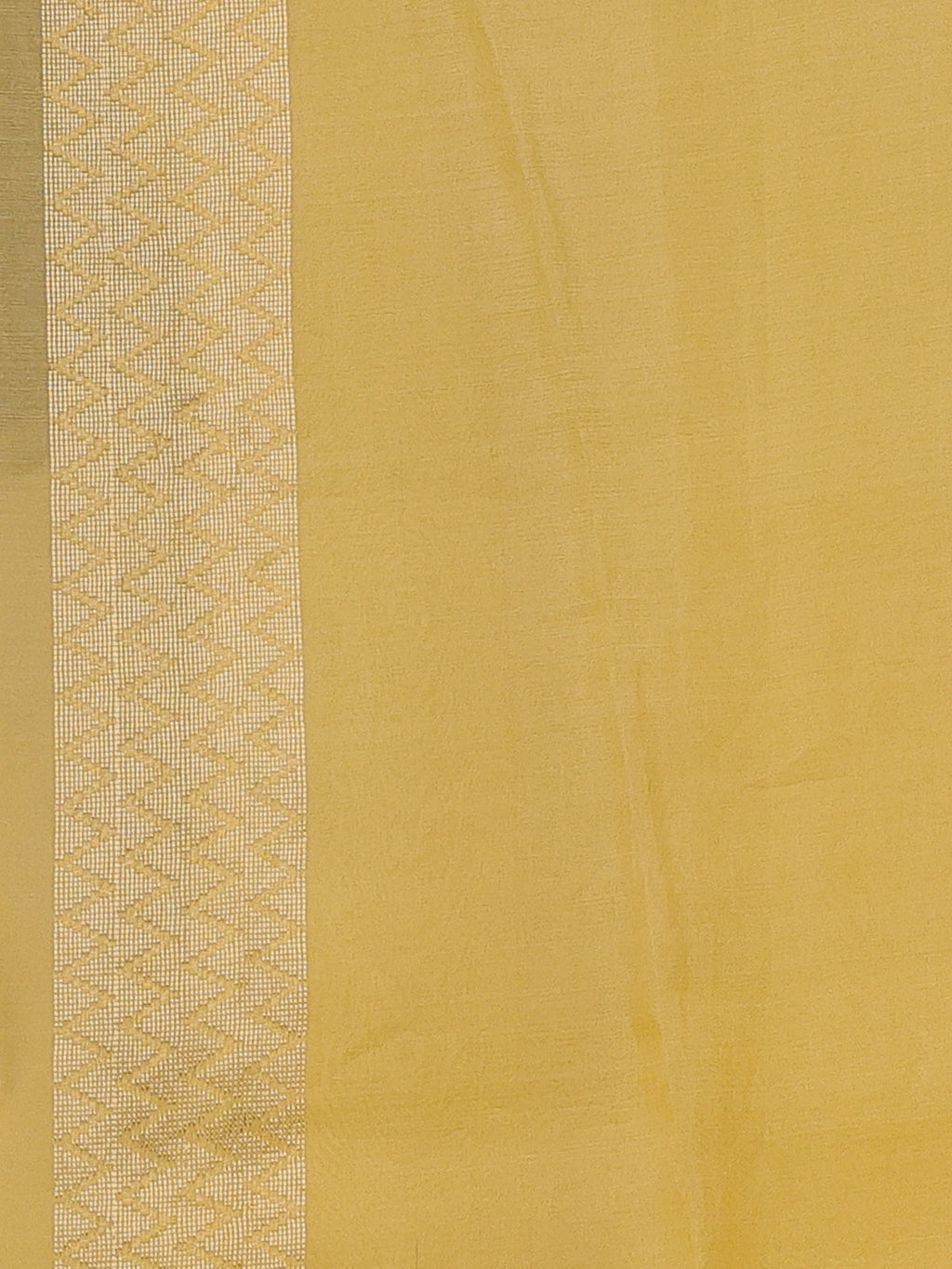 Yellow Banarasi Kora Saree