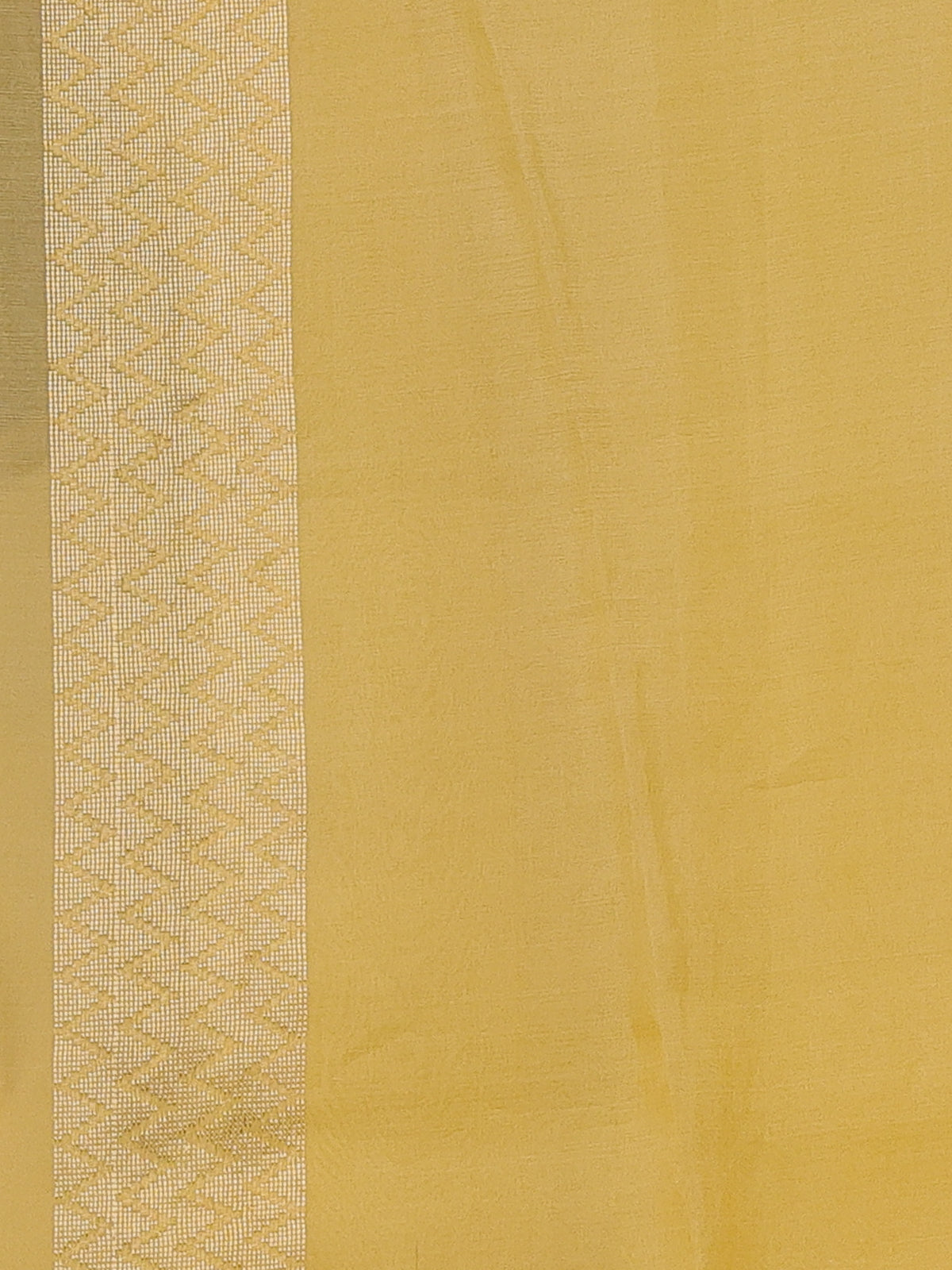 Yellow Banarasi Kora Saree