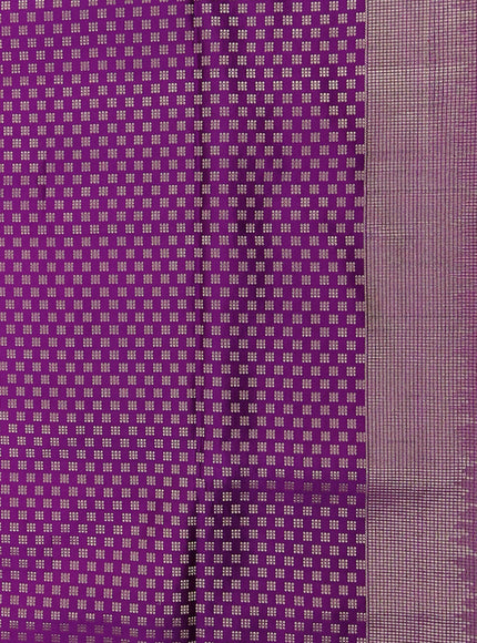 Purple Banarasi Tanshoi Silk Saree