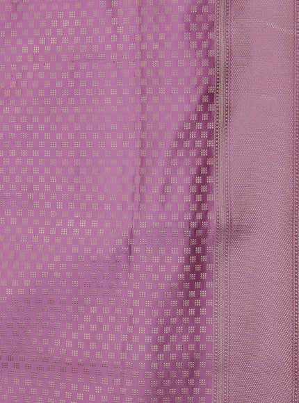 Muave Pink Banarasi Tanshoi Silk Saree