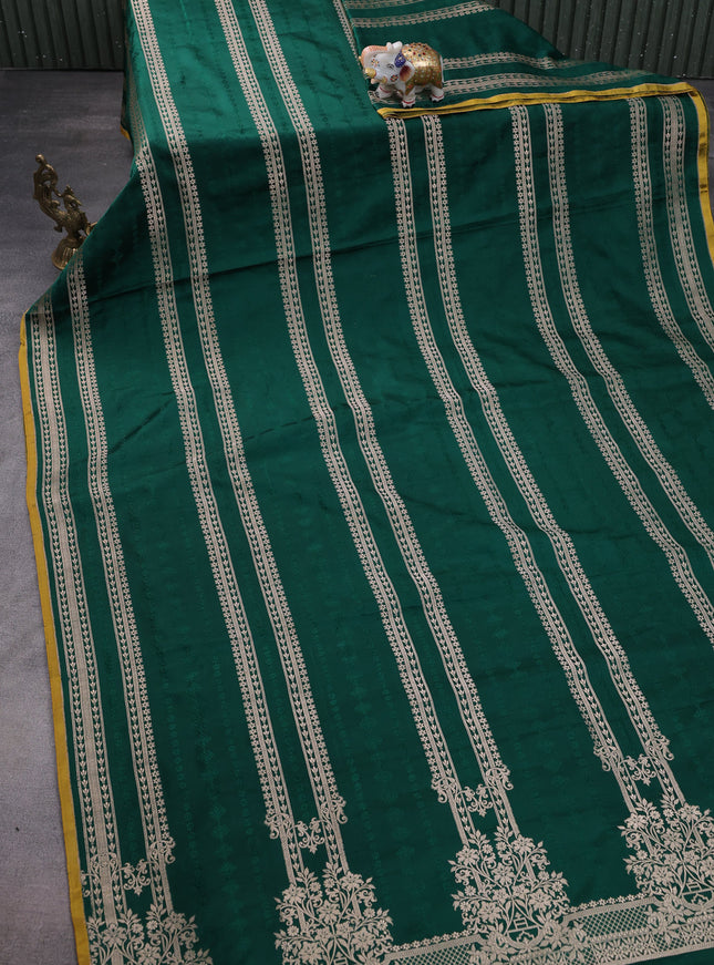 Green Banarasi Tanshoi Silk Saree