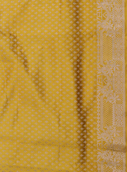 Green Banarasi Tanshoi Silk Saree
