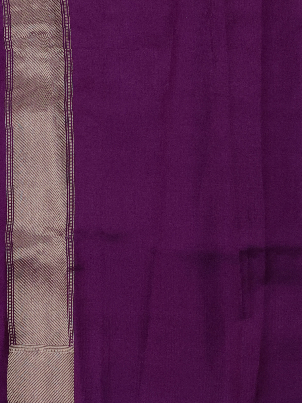 Violet Chanderi Silk Saree