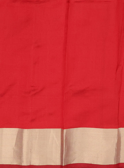 Red Chanderi Silk Saree