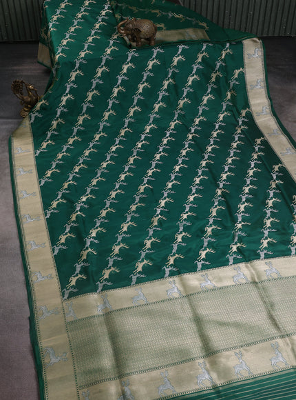 Green Banarasi Silk Saree