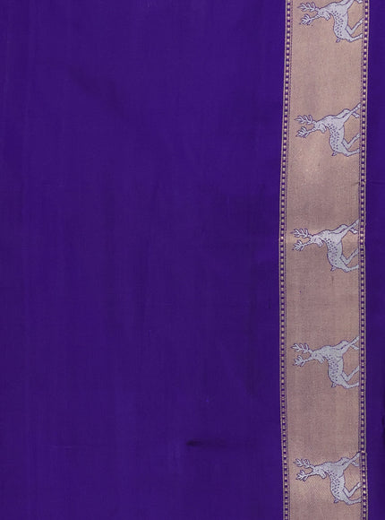Blue Banarasi Silk Saree