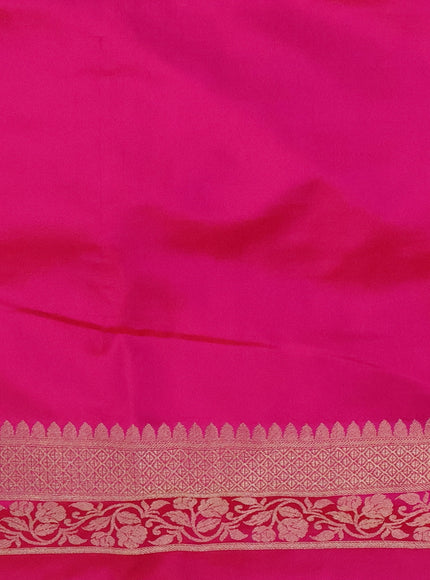 Pink Banarasi Silk Saree