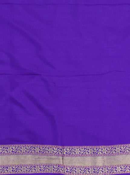 Blue Banarasi Silk Saree