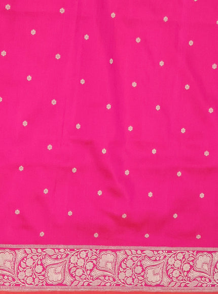 Pink Banarasi Silk Saree