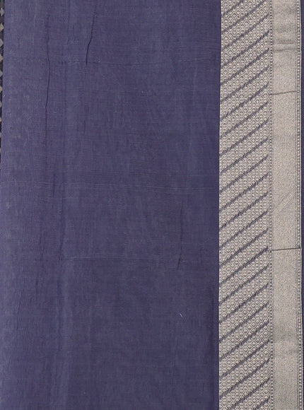 Bluish Grey Banarasi Cotton Saree