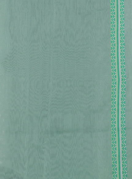 Pastel Green Banarasi Cotton Saree