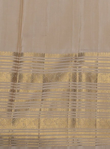 Red-Cream Pure Kanchipuram Silk Saree