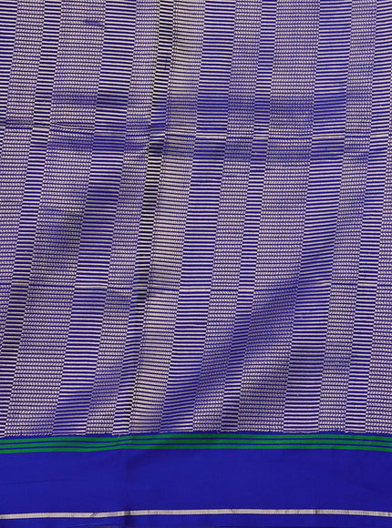 Royal Blue Banarasi Mushru Silk Saree