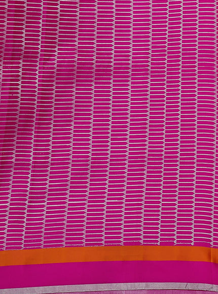 Pink Banarasi Mushru Silk Saree
