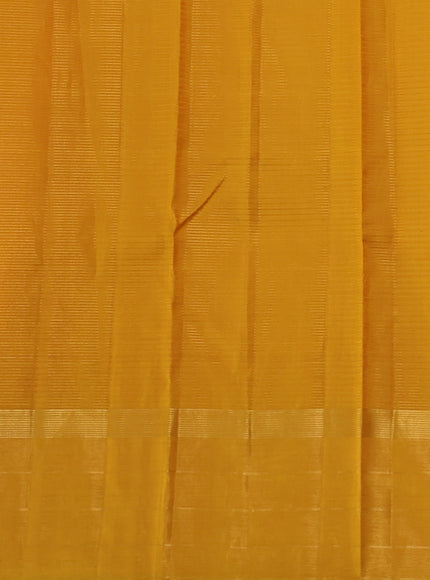 Pink - Yellow Kanchipuram Silk Saree