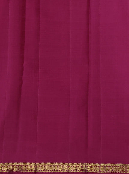 Magenta  Kanchipuram Silk Saree