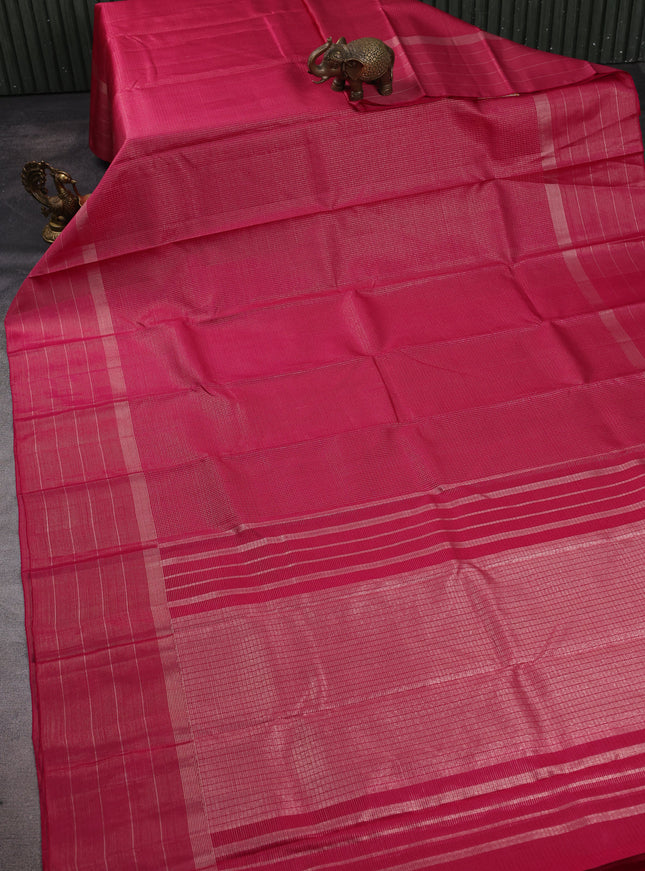 Pink Kanchipuram Silk Saree