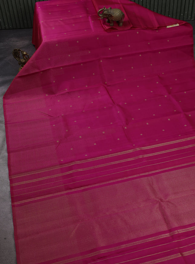 Pink Kanchipuram Silk Saree