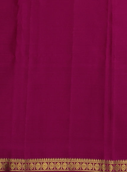 Magenta Pink Kanchipuram Silk Saree