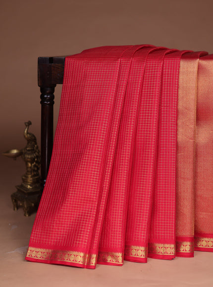 Red Kanchipuram Silk Saree