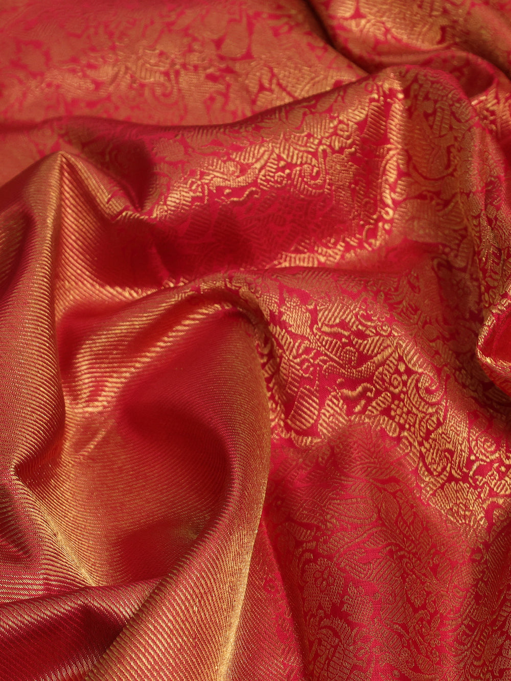 Red Kanchipuram Silk Saree