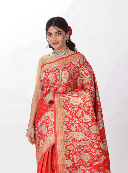 Red Kanchipuram Silk Saree
