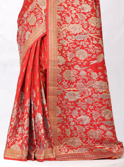 Red Kanchipuram Silk Saree