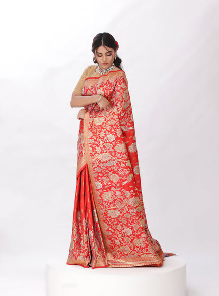 Red Kanchipuram Silk Saree