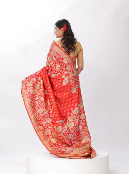 Red Kanchipuram Silk Saree