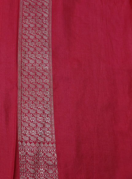 Multi Colour Banarasi Khaddi Tussar Saree