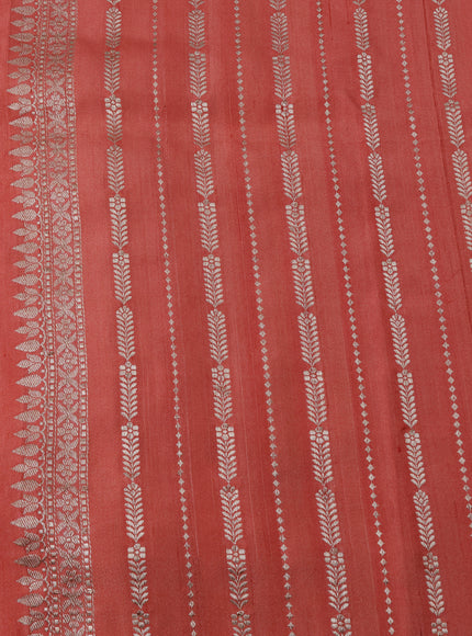 Multi Colour Banarasi Khaddi Tussar Saree