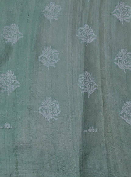 Multi Colour Banarasi Khaddi Tussar Saree
