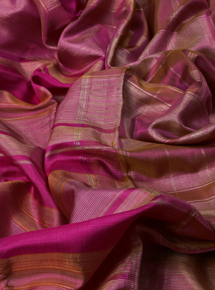 Pink Pure Kanchipuram Silk Saree