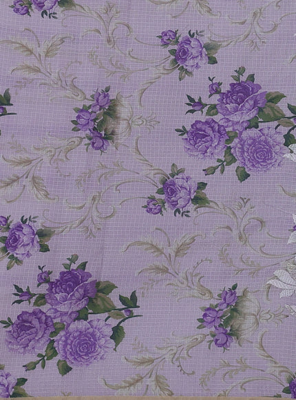 Lavender Silk Kota Saree