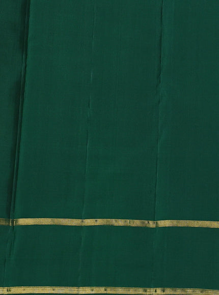 Rani Pink-Green Pure Kanchipuram Silk Saree