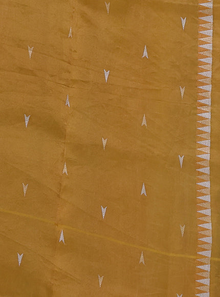 Pista Green-Peach Banarasi Kora Saree