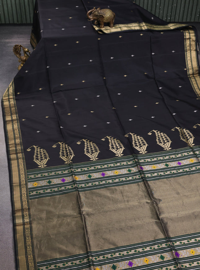 Black Soft Silk Saree