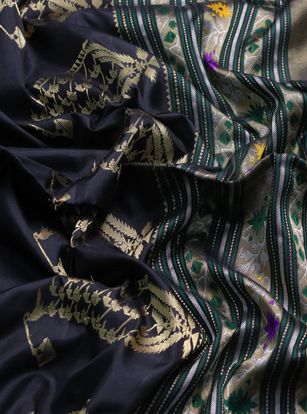 Black Soft Silk Saree