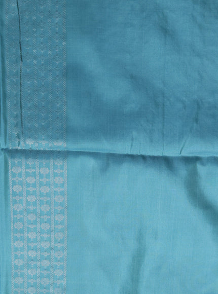 Sea Green Soft Silk Saree