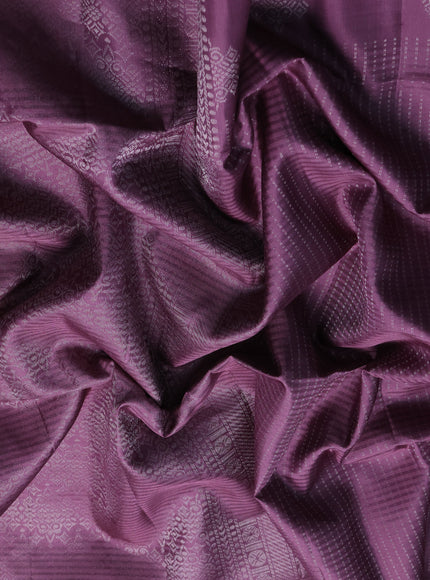 Dark Levender Soft Silk Saree