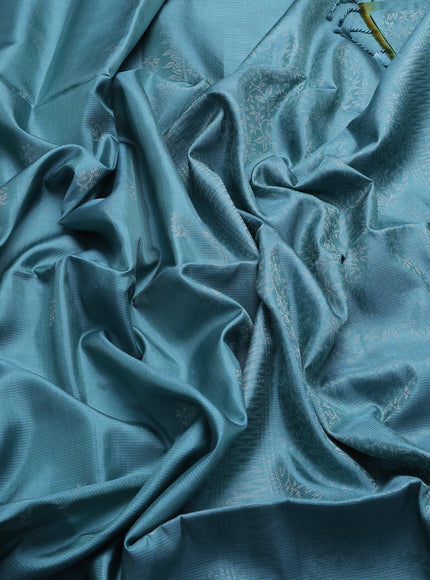 Sea Green Soft Silk Saree